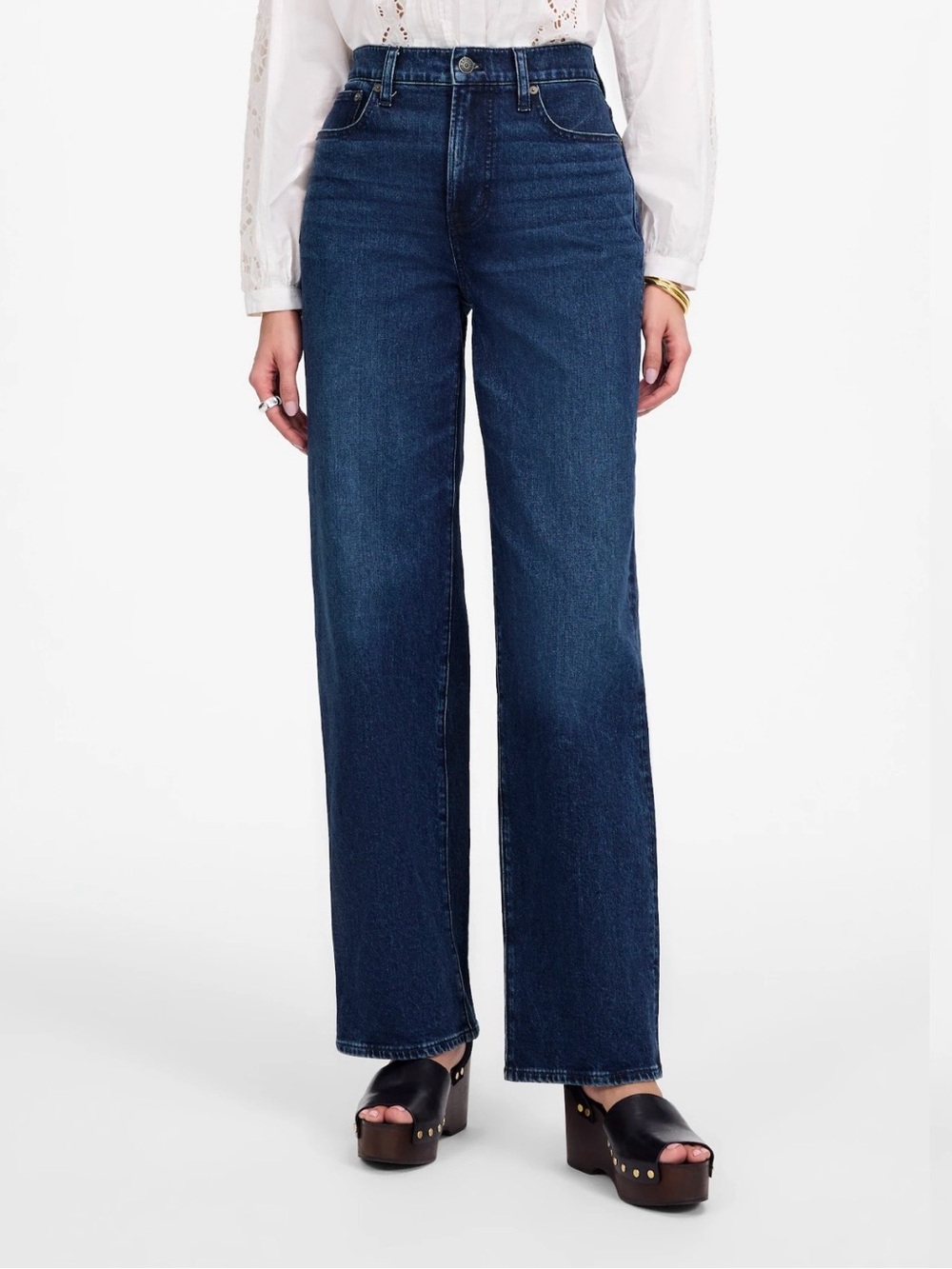 Madewell Perfect Vintage Wide-Leg Jean | Size 33 Petite - Picture 3 of 14